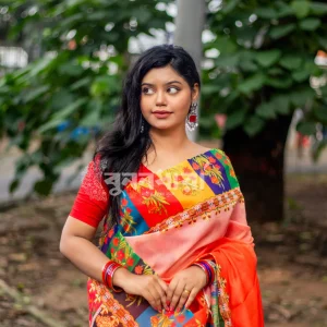 চান্দুরি সিল্ক শাড়ি ২ পিস